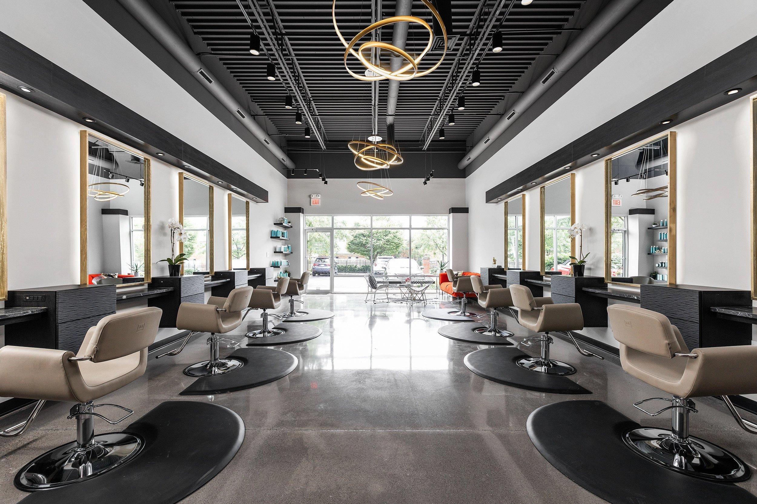 Buy hair salon track lighting in California for professional LED salon design
