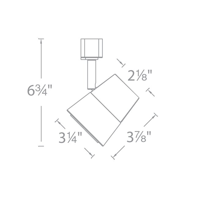 Summit LED201 15W H/J/L Track Luminaire 3000K